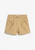 Twill short met hoge tailleband, bonprix