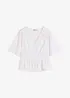 Shirt tuniek met kant, bonprix