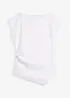 Asymmetrische top van comfortabele scuba, bonprix