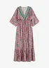 Gedessineerde maxi jurk van soepele viscose, bonprix