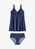 Lange tankini in jeanslook (2-dlg. set), bonprix