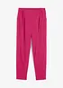 Tapered fit broek met comfortband, cropped, bonprix