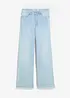 Wide leg stretch jeans high waist, bonprix