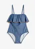 Bandeau badpak in jeanslook, bonprix