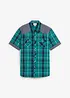 Overhemd met korte mouwen en denim details, bonprix