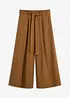 Katoenen popeline broek met riem (2-dlg set), bonprix