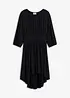 Jersey jurk met plooitjes, bonprix