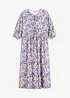 Jersey jurk met strikkoordjes, bonprix