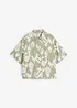 Viscose blouse met korte mouwen, bonprix