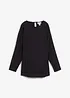 Oversized tuniek van een gestructureerde crinkle viscosemix, bonprix