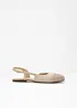 Slingback ballerina's, bonprix