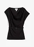 Top in gestructureerde crêpe, bonprix