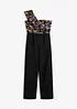 One shoulder jumpsuit met lichte viscose, bonprix
