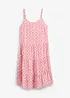 Jurk met spaghettibandjes van soepele viscose, bonprix