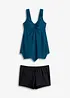 Lange tankini (2-dlg. set) met zigzagzoom, bonprix