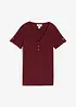Henley shirt van puur biologisch katoen, bonprix