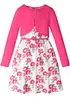 Jurk, riem en bolero (3-dlg. set), bonprix