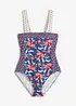 Bandeau badpak met brede bandjes, bonprix