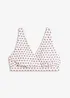 Bralette bikinitop met V-hals, bonprix