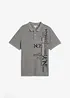Piqué poloshirt van puur katoen, slim fit, korte mouw, bonprix