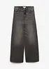 Wide leg jeans, mid waist, bonprix