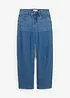 Barrel jeans mid waist, bonprix