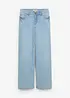 Loose straight jeans  mid waist, bonprix