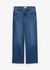 Loose straight jeans  mid waist, bonprix