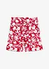 Wijde viscose short met high waist comfortband, bonprix