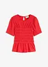 Shirt met smokwerk, bonprix