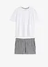 Oversized shortama met een geweven short, bonprix