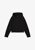 Hoodie van licht glanzende viscosemix, bonprix