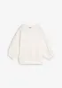 Oversized sweater van katoen, bonprix