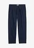 Loose fit jeans met bandplooien, straight, bonprix