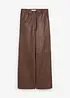 Imitatieleren broek, bonprix