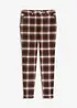 Geruite broek met turn-ups, bonprix