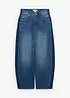 Barrel jeans high waist, cropped, bonprix