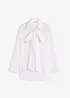 Blouse met strik van katoen, bonprix