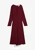 Gedrapeerde midi jurk, bonprix