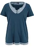 2-in-1 shirt van biologisch katoen, korte mouw, bonprix