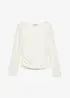 Longsleeve van kant, bonprix