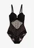 Body met decoratieve mesh, bonprix