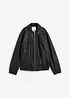 Oversized imitatieleren jas, bonprix