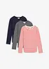 Longsleeve (set van 3), bonprix
