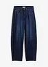 Barrel jeans mid waist, super soft, bonprix