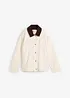 Twill jas met kraag van corduroy, bonprix