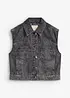 Jeans gilet van katoen, bonprix