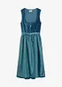 Midi dirndl met fluweel en schort (2-dlg. set), bonprix