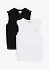 Muscle shirt van biologisch katoen, loose fit (set van 2), bonprix