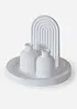 Decoratief dienblad met vazen (4-dlg. set), bonprix